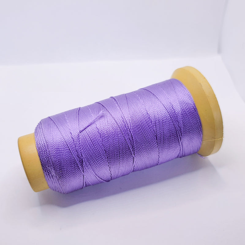 Nylon Knotting Cord, Lavender 6-ply, 0.4mm, 350m