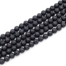 Black Lava Stone Round 8.5mm