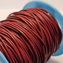 Leather Cord, Burgundy 2.0mm, sold per metre