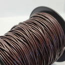 Leather Cord, Dark Brown 2.0mm, sold per metre