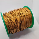 Leather Cord, Golden Yellow 2.0mm, sold per metre