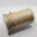 Leather Cord, Pearlescent Light Champagne Gold 2.0mm, sold per metre