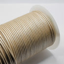 Leather Cord, Pearlescent Light Champagne Gold 2.0mm, sold per metre