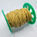 Leather Cord, Pearlescent Lime Gold 1.5mm, sold per metre