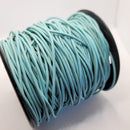 Leather Cord, Robin Blue 2.0mm, sold per metre