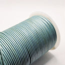 Leather Cord, Pearlescent Sea Form Blue 2.0mm, sold per metre
