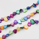 Colorful Mother-of-Pearl Flat (L) 7-9x9-12mm (PX)