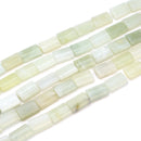 New Jade Puff Rectangle 17.5x12mm