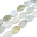 New Jade Flat Oval 29.5x21mm