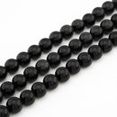 Obsidian Round 14mm