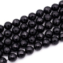 Onyx Faceted Round 14mm