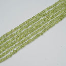 Peridot ~2-2.5x4mm Faceted FF Rondelle