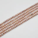 Light Lilac Pearl Potato 4.5x6mm