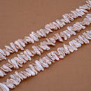 Light Champagne Pearl Biwa Stick ~4-5x16-19mm (CD)