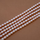 Peach Pearl Rice 8x6.5mm