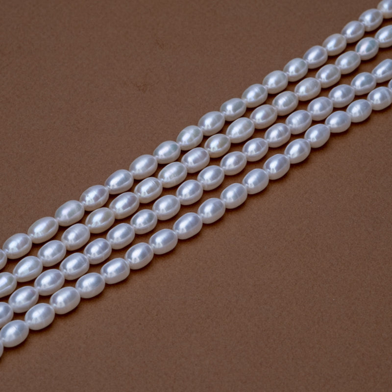 White Pearl Rice 8.5x6mm