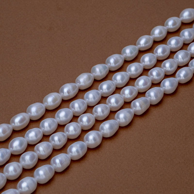 White Pearl Teardrop ~12-13x9mm