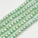 Mermaid Green Pearl Potato 4x5mm (PX)