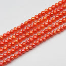 Blazing Orange Pearl Potato 4x5mm (PX)