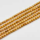 Bronze Orange Pearl Potato 5x6mm (PX)