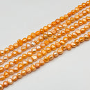 Pumpkin Orange Potato 6.5x7.5mm (PX)