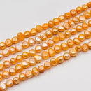 Pumpkin Orange Potato 6.5x7.5mm (PX)