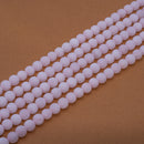 Rose Quartz Matte Round 8mm
