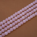 Rose Quartz Faceted Round 10mm