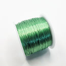 Stretchy Elastic Cord, Green 1.0mm, 15m