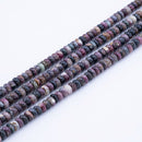 Watermelon Tourmaline Rondelle 4.5x9mm