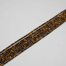 Yellow Tiger's Eye Faceted Round 2.5mm