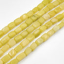 Lemon Jade Rectangular Cube 11.5x7mm (XS)