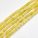 Lemon Jade Rectangular Cube 11.5x7mm (XS)