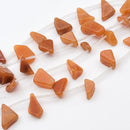 Orange Aventurine TD Triangular Drop 11-16x8mm (XS)