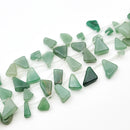 Green Aventurine TD Triangular Drop 12-22x5-16mm (XS)