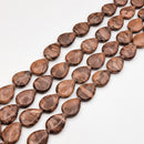 Brown Squid Jasper Teardrop 19.5x15mm (XS)