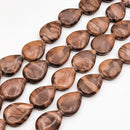 Brown Squid Jasper Teardrop 19.5x15mm (XS)