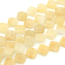 Yellow Jade Rhombus 16mm