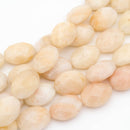 Yellow Jade Faceted Puff Oval 25x18.5x10mm